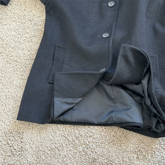 Lauren Ralph Lauren Wool Boxy Button Coat - Picture 12 of 12